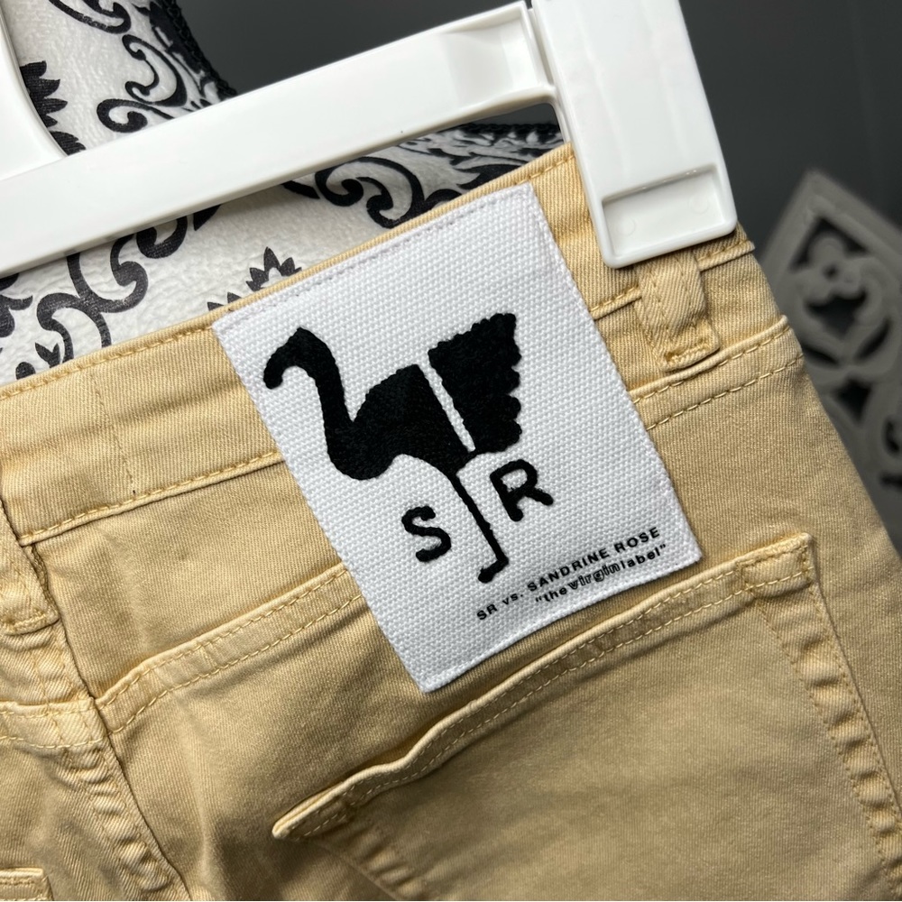 Free People x Sandrine Rose Medium Skinny Jean Size 26 NWT Sunflower - Picture 9 of 12